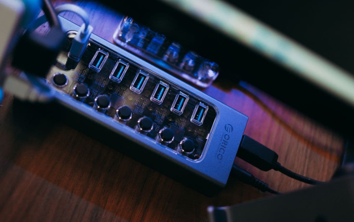 Hub Orico USB 3.0 7 ports alimenté